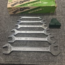 KTC Kyoto Tool Open End Wrench Set CoJapan 1970s-80s Forged Set No SB156 Mint