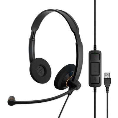 EPOS - Impact SC 60 USB ML - Stereo - USB - Wired - 60 HZ to 16 KHZ - ON-Ear ...
