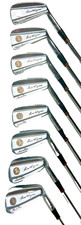 8 clubs VINTAGE GOLF CLUBS all original 3-E "BEN HOGAN MEDALLION IRONS"