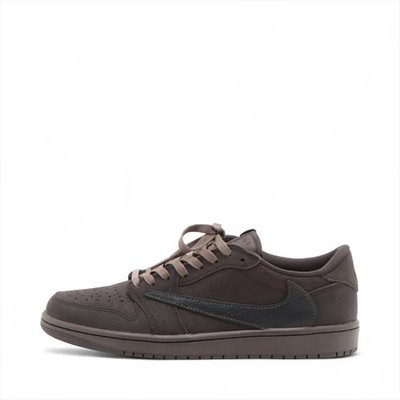 Nike x Travis Scott AIR JORDAN 1 LOW OG SP Suede Sneakers 27.5cm Men's Brown DM7