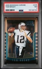 2000 BOWMAN CHROME #236 TOM BRADY ROOKIE RC PSA 7