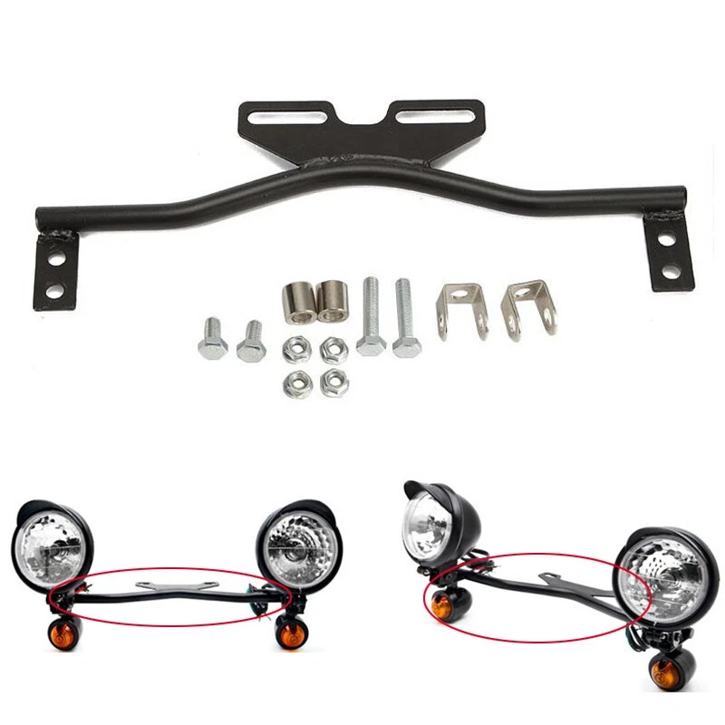 Barra de luz negra para motocicleta Honda Shadow Ace Phantom VLX VT 700 750 1100 Foto 2 de 4