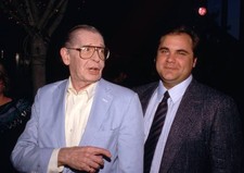 Milton Berle and son William Berle Circa 1980's Historic Television Old Photo