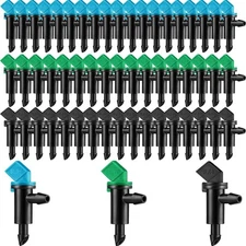 UV Resistant Drip Emitter Set: 60 Pieces for Efficient Garden Watering