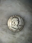 1954 Franklin 1/2 Dollar 90% Silver .3617 Troy Oz Of Silver