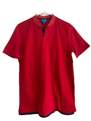 Nike NikeLab X Federer RF Sommer 2016 Henley Tennis Poloshirt M rot 826885-687