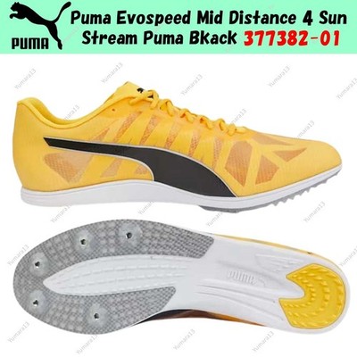 Puma Evospeed Mid Distance 4 Sun Stream Puma Black 377382-01 Herren Gr.