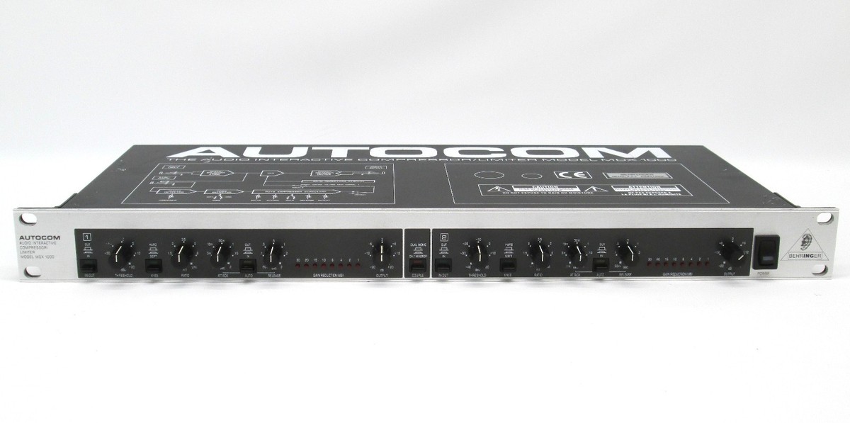 Rack Mount Behringer Autocom MDX1000 Audio Compressor