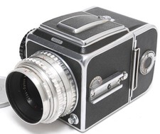 Hasselblad 1000F camera w. Zeiss Opton Tessar 2.8/80mm shutter blocked