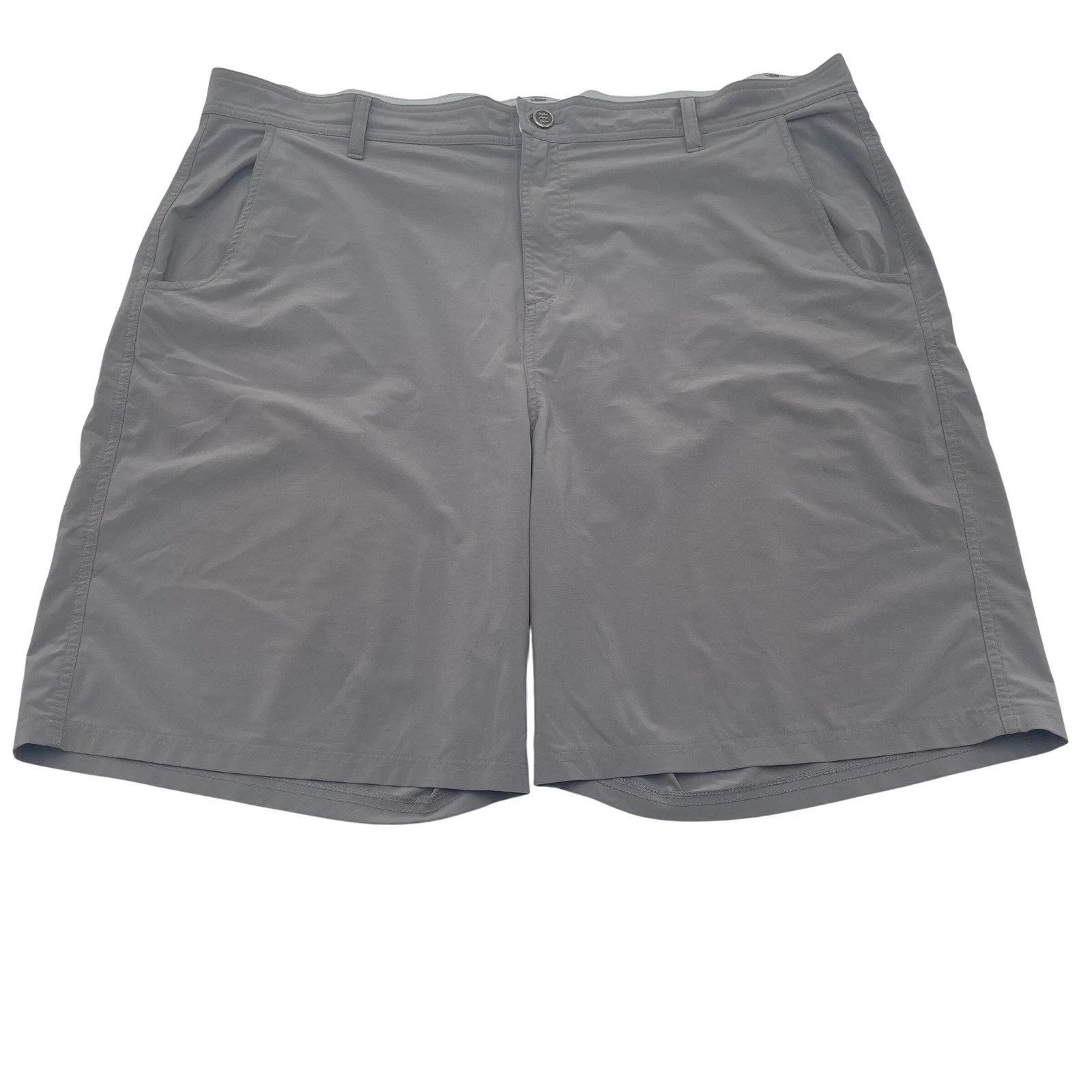 Free Fly Mens Breeze Shorts Size 42 Gray Polyester Spandex Lightweight Golf