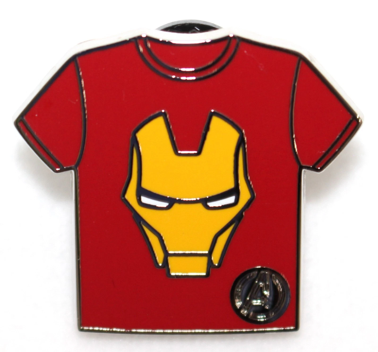 Disney 2024 Hidden Mickey Pin Super Heroes T-Shirt - IRON MAN Chaser