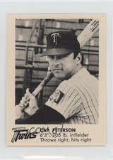 1972 Caruso Tacoma Twins Cap Peterson 8d2