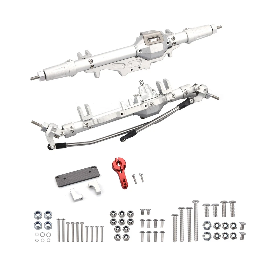 1:10 RC Crawler Metal Axle For Axial Wraith 90018 90020 90045 RR10 90048 90053 A - Image 3 of 4