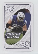 2024 Uno Fandom NFL Indianapolis Colts White Quenton Nelson #56 0c4