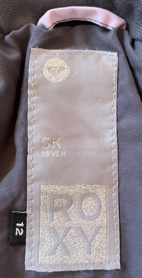 Roxy Snow Winter Fur Hooded Jacket Girls Size Large - Image 3 of 4