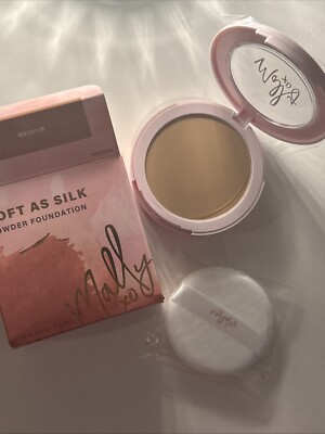 Mally Soft As Silk Powder Foundation 8g Medium Neu & Originalverpackt