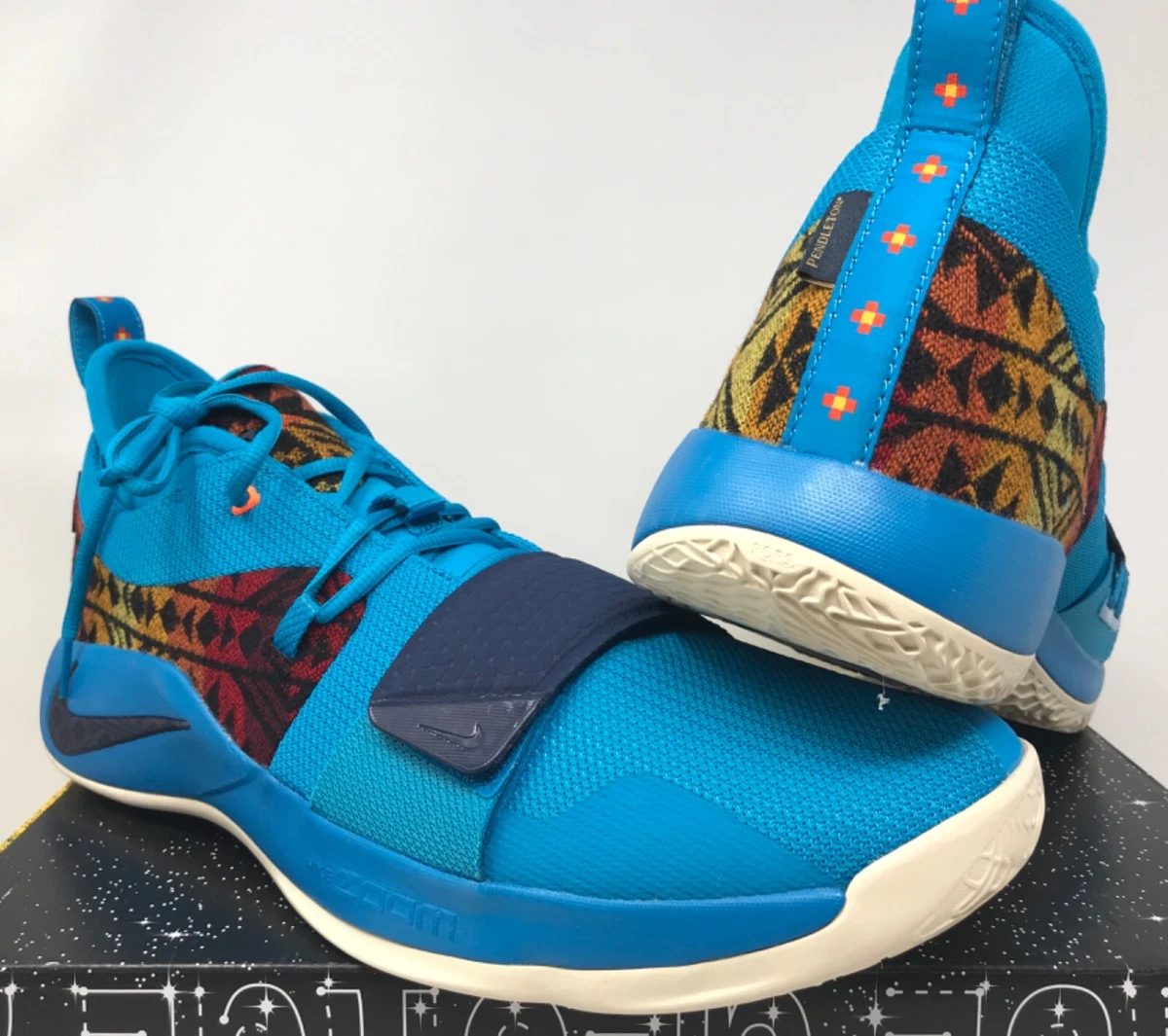 NIKE PG 2.5 PAUL GEORGE PENDLETON TV PE 2 BASKETBALL SZ 18 CI0294