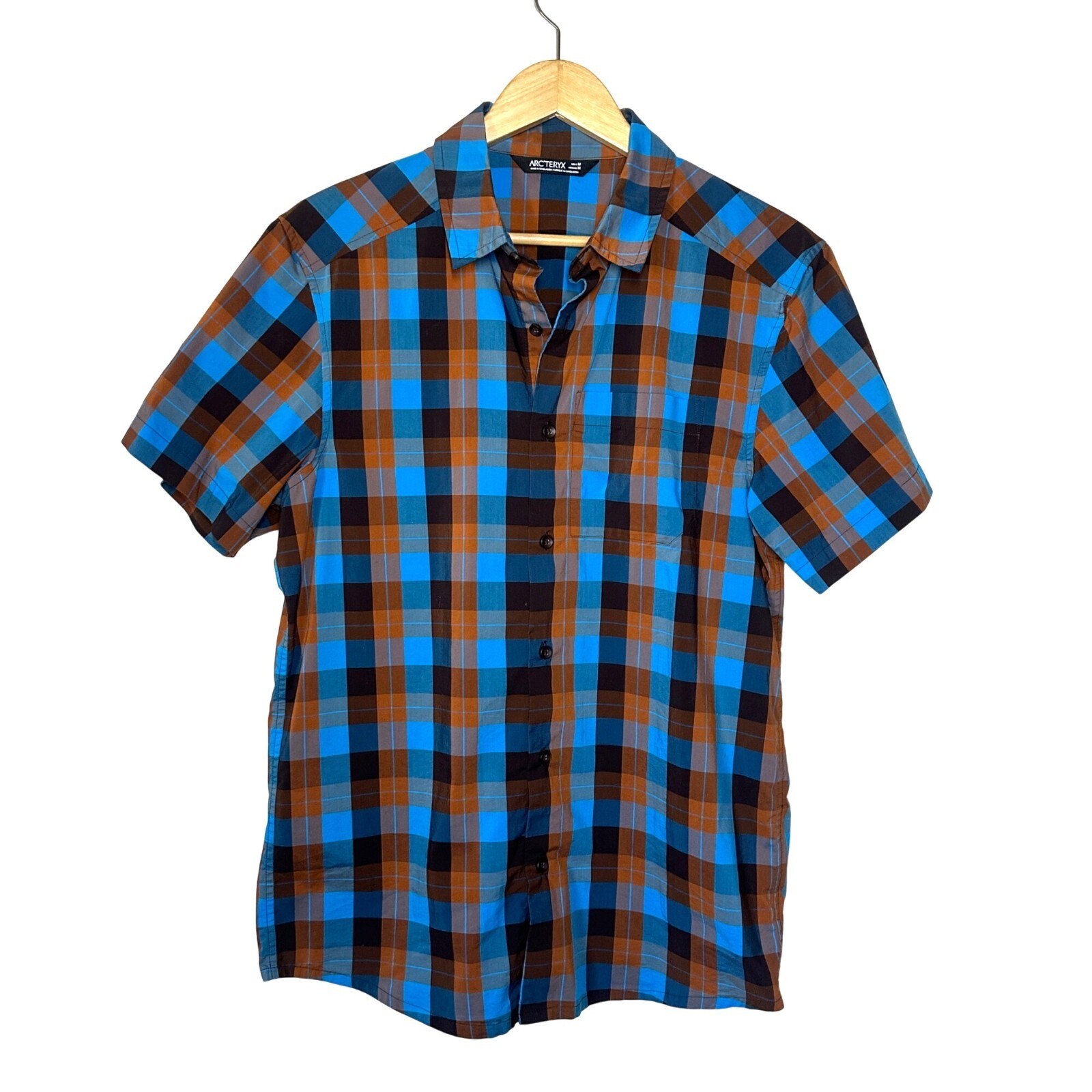 ARC'TERYX Camicia Arcteryx con bottoni manica corta brohm uomo taglia M outdoor logo Gorpcore