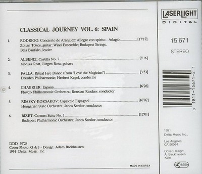 その他 (CD)Classical Journey: Spain Classical Journey - Spain - CD - NEW 18111567121| eBay