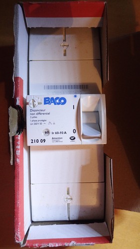 LEGRAND BACO - Disjoncteur principal de coupure 15/45A Sélectif Mono