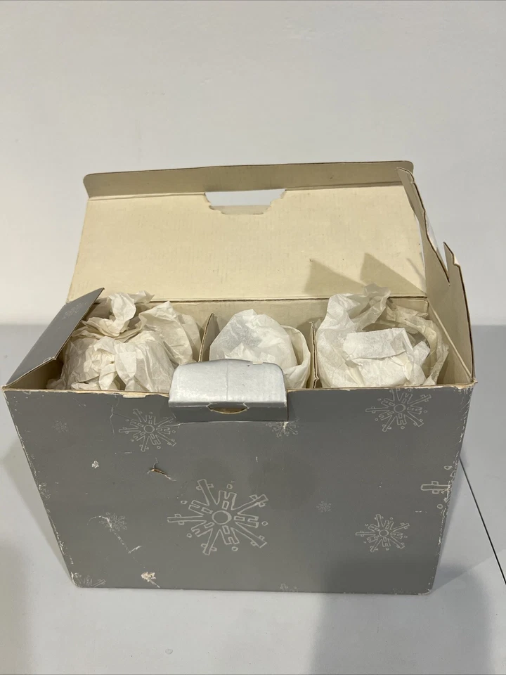 Set Of 3 Vase Made In Poland Crystal Legends By GodingerSilver Art Handcut Clear - Image 2 of 4