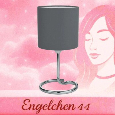 Nachttischlampe Tischleuchte Chrom E14 40W Tischlampe GLOBO Leuchten Stehlampe