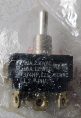 CARLING TECHNOLOGIES HM254-73XC Toggle Switch 10A 250VAC 1,2, 3-Phase 3/4HP 15A