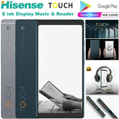 Hisense TOUCH Music Player eBook Reader Ink Screen Reading Wifi Bluetooth 128GB - Afbeelding 1 van 30