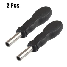2 Pack Magnetic Driver Handle 1/4" Screwdriver / Nut Driver Bit Holder Tool