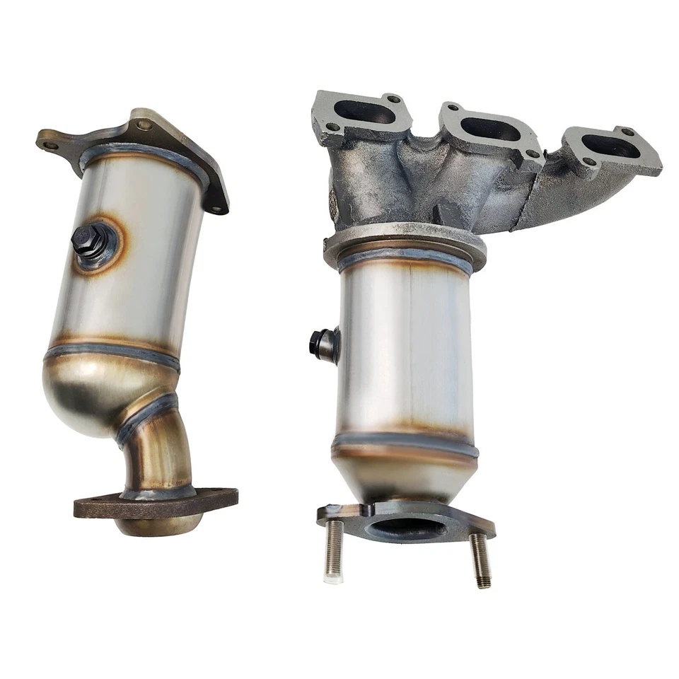 2X For Ford Explorer 2011-2012 / Ford Edge 2011-2014 3.5L Catalytic Converter Foto 2 de 4