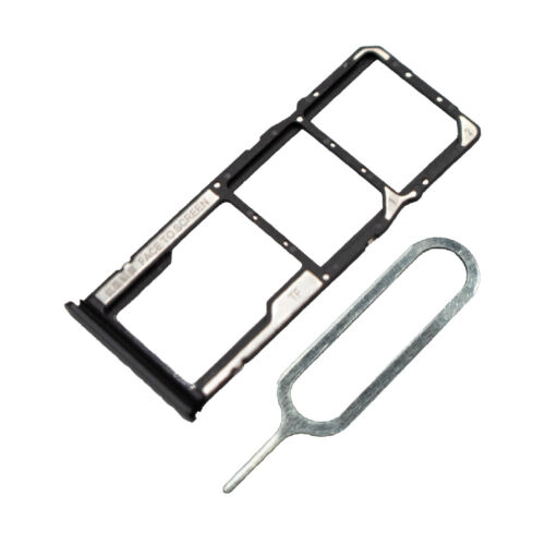 SIM Card Slot Tray Holder For Xiaomi Redmi Note 11E / 11R / Poco M4 / M5 - Black - Afbeelding 1 van 5