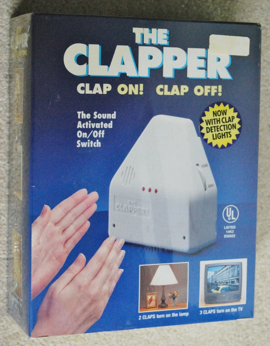 The Clapper Clap On Clap Off With two outlets 2 claps 3 claps New in sealed  box