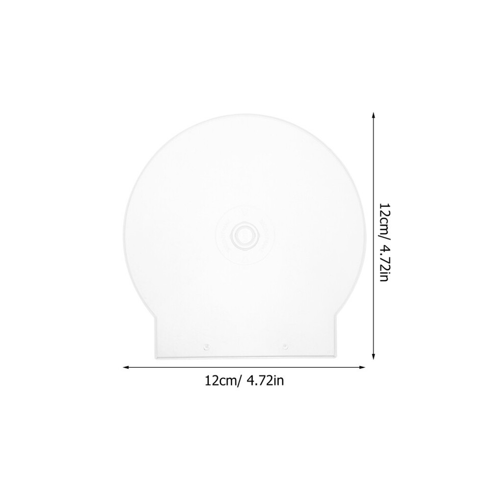 100 pcs CD Cases Portable DVD Holder Disc Storage Organizer Disc