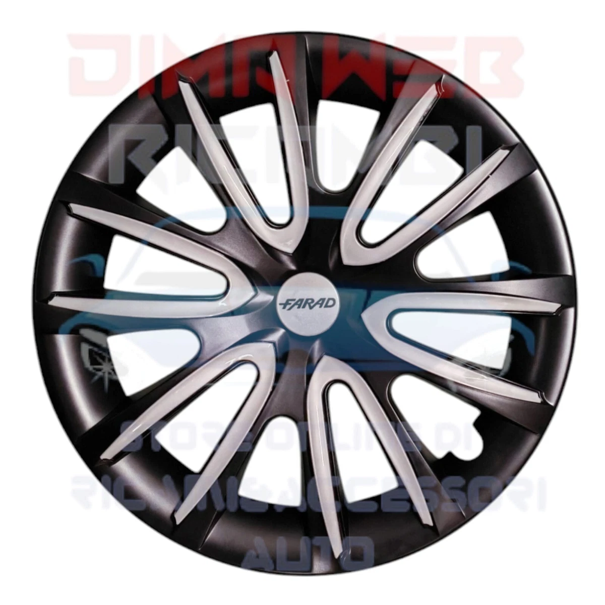 Coppe Copricerchi Auto 4 Pzz Copponi Borchie Copri Ruota R14 Grigio Cromate – RAI.CAR - Foto 9