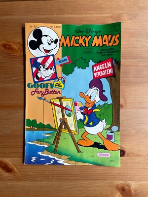 Micky Maus Heft 40 1985 guter Zustand!