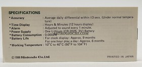 GAME WATCH BALLOON FIGHT CRYSTAL SCREEN NINTENDO BF 803 ORIGINAL INSTRUCTIONS '86