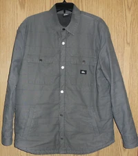 Quiksilver Fall & Winter Quilted Sherpa Lined Sporty Jacket Men's Coat Medium M