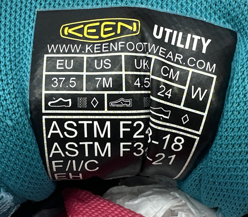 Sneakers KEEN Utility Vista Energy donna taglia 7 M altezza bassa punta composita