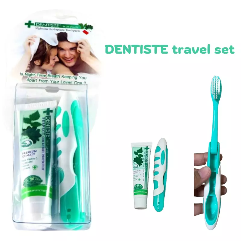 One time sale toothbrush with toothpaste