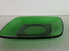 Vintage Anchor Hocking Forest Green Charm Saucer Only Underplate Replacement