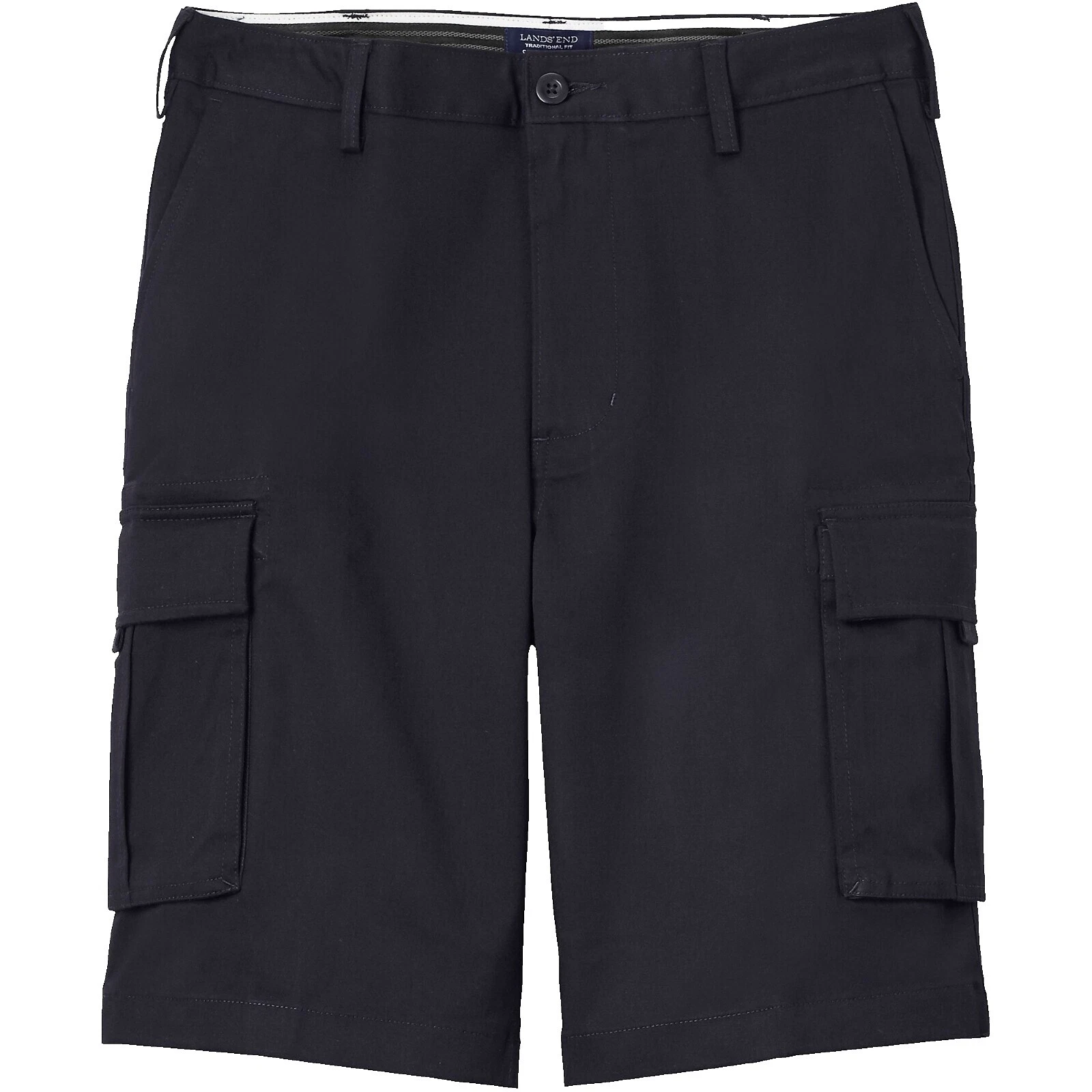 Padrão sólido Lands 'End Shorts para Homens