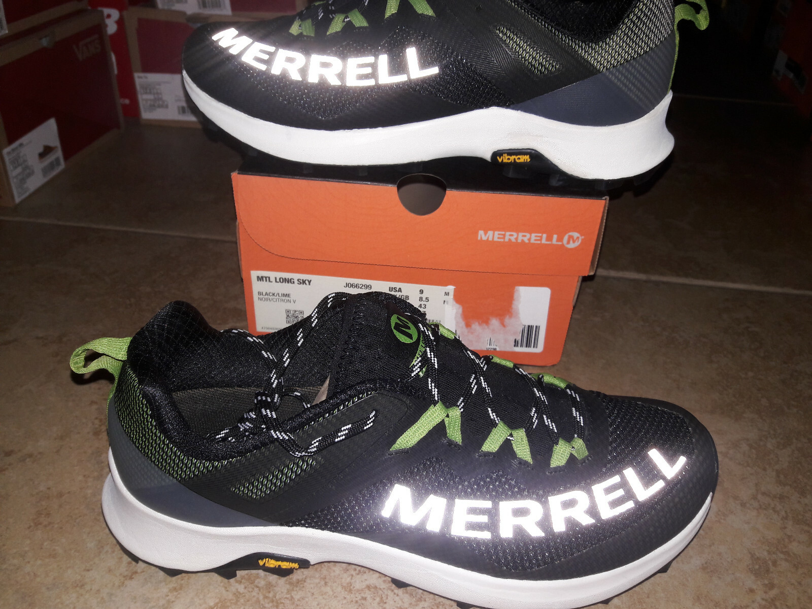 Scarpe da corsa Merrell MTL lunghe Sky Trail da uomo NUOVE taglia 9