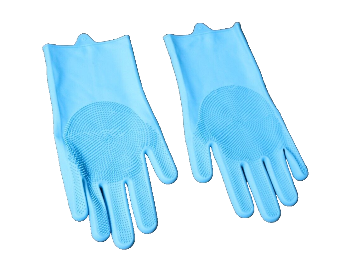 Magic Gloves Rubber Silicon Washing Dishes  Kitchen Pet cleaning
