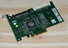 DELL POWEREDGE E2K-UCS-61-B JW063 SAS PCI-E RAID CONTROLLER CARD PERC 6/iR