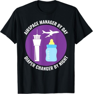 Air Traffic Controller ATC Control Aviation Airplane Aircraft Aerospace T-Shirt
