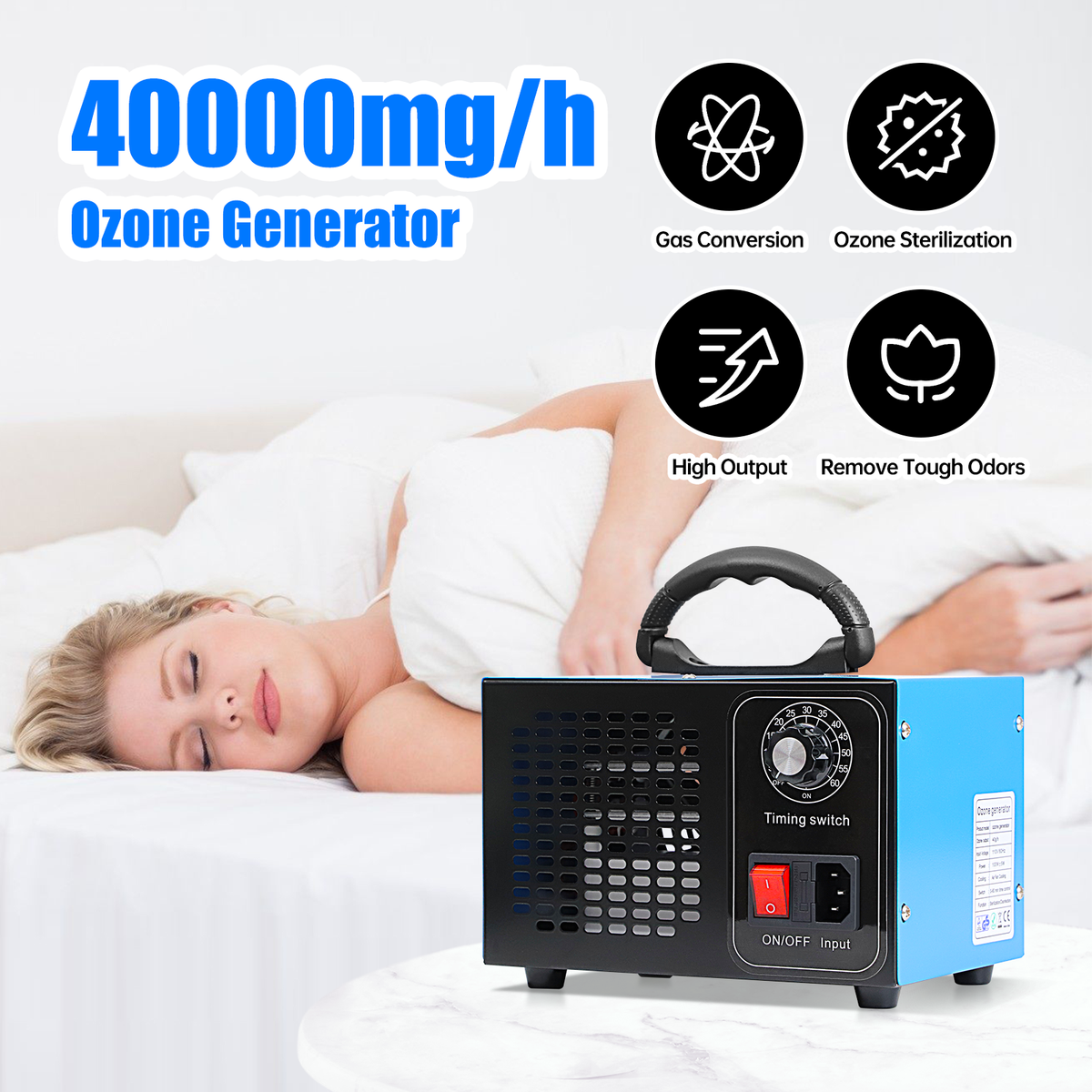 40000mg/h Ozone Generator Machine Air Purifier Ionizer 40000mg/h Ozone Generator Machine Air Purifier Ionizer