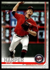 2019 Topps Update Ryne Harper US226 Minnesota Twins Rookie RC Baseball Card