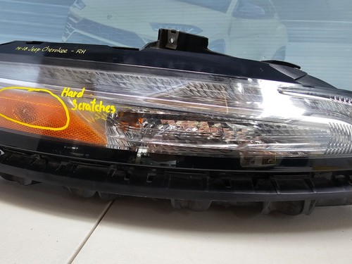 2014 2015 2016 2017 2018 JEEP CHEROKEE RIGHT SIDE PARK AND TURN SIGNAL HEADLIGHT - Picture 5 of 15
