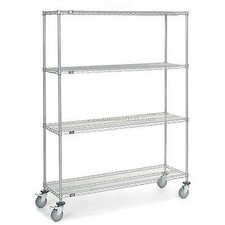 Nexel Wire Shelf Truck 60x18x80 1200 Pound Capacity