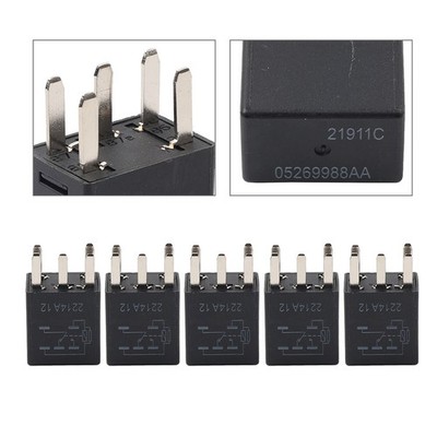 5x Türschlossrelais für Kraftstoffpumpe für GM, Chrysler, Jeep 05269988AA 21911C